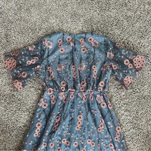 Baltic Born Blue and Pink Floral Maxi Dress - Picture 8 of 10